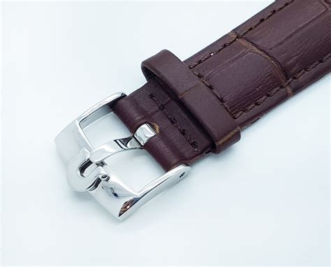 omega leather watch strap 18mm